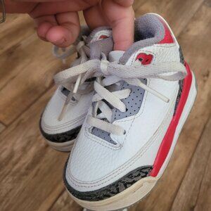 Nike Air Jordan 3 Retro Sneaker Toddler Size 5